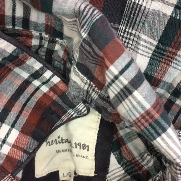 Heritage 1981 Plaid Dress Size L - Picture 5 of 5
